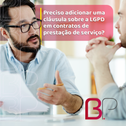 contratos de prestação de serviços e a LGPD
